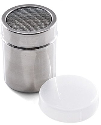 Spargi a velo Spargizucchero per Farina Cacao Zucchero e Polvere di Spezie in acciaio inossidabile 6.5X8 CM