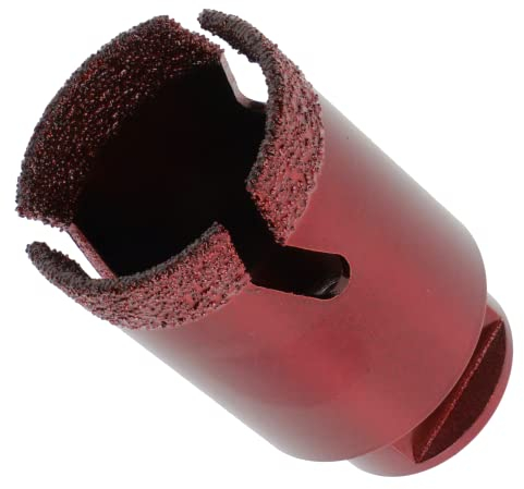 PRODIAMANT Speedmaster Foret à carrelage 40 mm qualité professionnelle pour meuleuse d'angle pour le perçage de carrelage grès cérame et pierre naturelle Scie cloche avec logement M14
