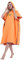 X-Labor Unisex Badeponcho Strandtuch Mikrofaser Schnelltrockend Bademantel Poncho mit Kapuzen Duschtuch Handtuch Schwimmen Surfing Strand Tauchen Badeort (OneSize, A-Orange)