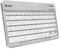 SUBBLIM Clavier Bluetooth Teclado Bluetooth Smart BT Keyboard Silver Espagnol QWERTY Argenté