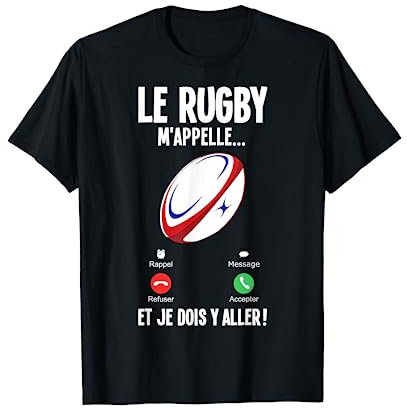 Dicton Sportif Joueur De Rugby Hommes Rugby M'Appelle T-Shirt