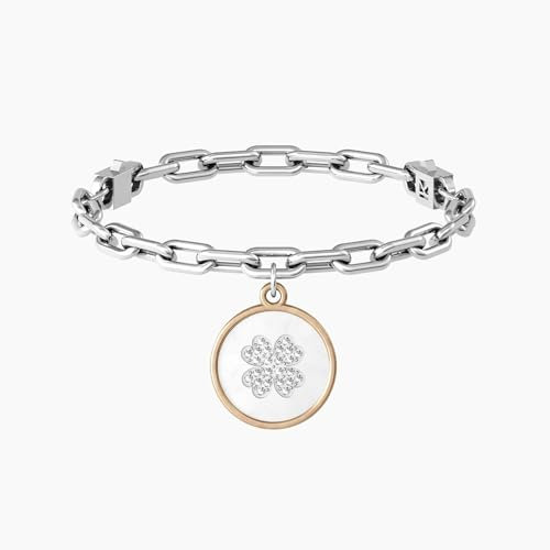 KIDULT - Bracciale con Quadrifoglio in cristalli