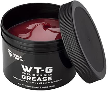 Wolf Tooth WT-G Precision Bike Grease 226 gram (8.0 oz) Tub | Synthetic Anti Seize | Waterproof for Hubs, Bearing, & Bottom Brackets | High-Performance for All-Weather Use