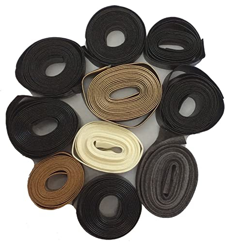 Bastelsortiment Einfaßband/Kunstleder 20 mm, 25 mm, 30 mm vorgefalzt 15m