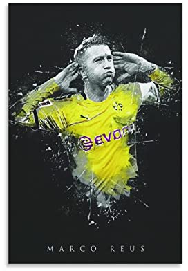 TSALF Leinwand Wandkunst Malerei Kein Rahmen Marco Reus 60x90cm