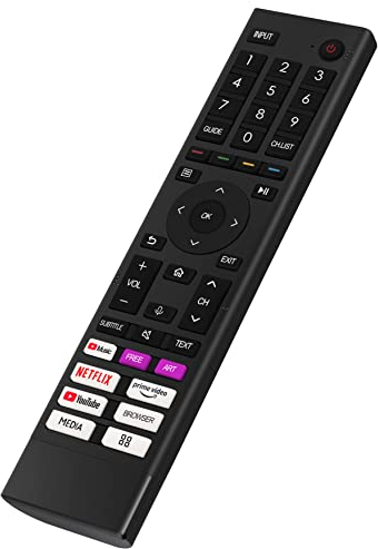 Télécommande remplacée Convient pour Hisense TV ERF3N80H 70A6BG 75A6BG 85A6BG 43A6BG 43A6CG 43A6DG 43A6DGCH 43A6EG 43A6FG 43A6GG 43A6HG 43A6EGCH 43A6BGTUK 43A6CGTUK 43A6EGTUK 43A6FGTUK 50A6BG 50A6DG