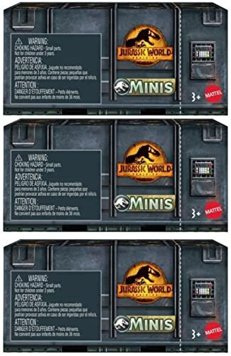 Jurassic World Dominion Minis Surprise Pack Box (3 Stück)