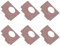 TOPINCN 6Pcs Chainsaw Air Filter Cleaner Cotton, Chainsaw Spare Parts Replace for Stihl 018 MS180 017 MS170 MS180C MS 180 170 Chainsaw