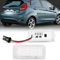 POPMOTORZ LED Kennzeichenbeleuchtung, 2 Stücke Nummernschildbeleuchtung 2835 SMD mit CanBus Fehlerfrei Weiß Einfache Installation für Ford Fiesta MK6 JA8 Focus MK2 DA3 DYB Kuga Mondeo MK4 Ranger