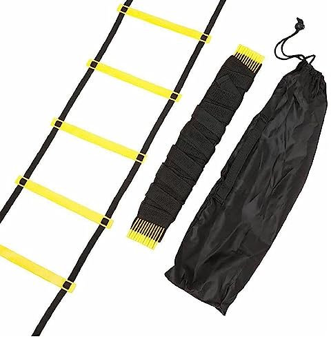 Supernic 4M Speed Agility Ladder Fitness Training Ladder for Soccer Sports Footwork Practise Kids Youth Adults