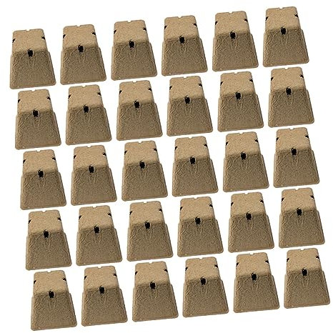 Yardwe 100piezas Vaso De Biodegradable Macetas para Plántulas para Jardinería