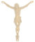 Happyyami Kreuzfigur Jesus Aufsteigende Figur -Statue Katholisches Kruzifixkreuz Jesus-kruzifix-skulptur Jesus-kruzifix-Ornament Heilige Jesusstatue Modell Handbuch Plastik