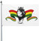 Rasta Reggae Lions Drapeau bannière extérieur drapeau maison décoration bannière cour drapeau cadeau Double face