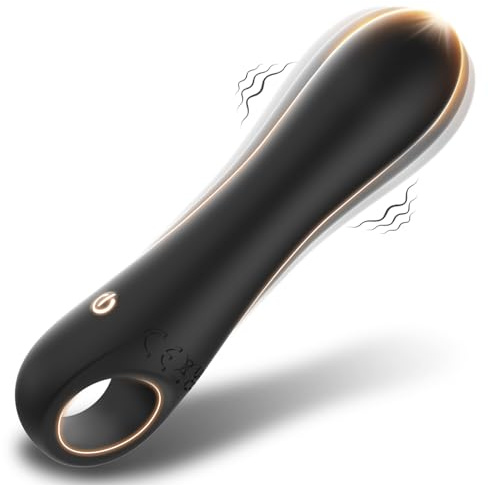 Rinofans Dildo Vibrator Klein Leise Vibratorensets für Frauen Unterwegs | Sex Spielzeug für Frau Paare Anfänger, Mini Silikon G-Punkt Klitoris Anal Massagestab mit 10 Modi, Tauchfest Stark Vibratoren