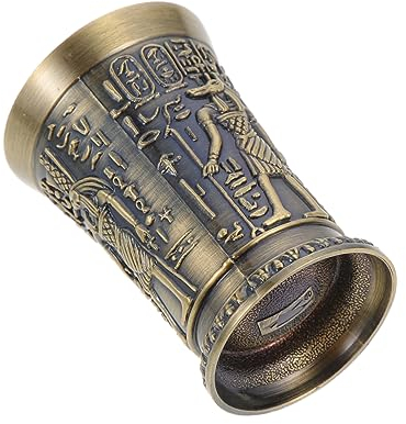 COLLBATH Tasse À Cocktail Égyptienne Rétro Vintage En Métal Pour Décoration De La Maison 893ab Bronze