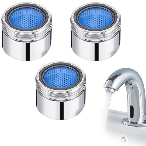 Mousseur Robinet M18, Filtre Robinet, Aerateur Robinet Economie Eau, Aérateur De Filtre, Mousseur M18, Mousseur Mitigeur Baignoire, Aérateur De Robinet, Economiseur D'eau, 3 Pièces