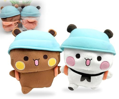 WDKXCN Bubu Dudu Kuscheltier, Bubu Dudu Plüsch, Niedliche Cartoon Plush Pillow Toy, Dudu Bubu Plüschtier, Geburtstagsfeiergeschenke für Jungen und Mädchen-2pcs, Spielzeug für Raumdekoration
