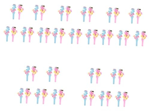 BESTonZON 10 Pcs Lollipop Machine Lollipop Shooter Toys Lollipop Dispenser Eat Lollipop Holder Lollipop Case Holder Candy Dispenser Toy Robot Lollipop Toy Lollipop Robot Toy Plastic