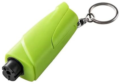 Brise-vitre de voiture pour Peugeot 206 Berline, marteau de sécurité, brise-vitre, outil d'urgence d'évacuation de voiture, coupe-ceinture de sécurité, porte-clés, accessoires portables, Rosso (