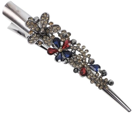 WOONEKY 3 Pezzi Fermagli Per Con Strass Fermaglio Per Per Ragazze Accessorio Per Colorato Portatile Ed Elegante