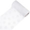 Tofficu 1 Rollenrolle Mesh-Gewebe weißes weißes Glitzerband Netzgarn selber Machen Weihnachtsstoff Seide Haar Schleife hochzeitsdeko Kleidungsdekormaterial Nylongewebe 100% Nylon