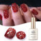 Born Pretty UV Nagellack Glitzer Rot Reflektierendes Gel Nagellack UV LED Soak off Manicure Gel Lacquer Varnish
