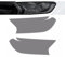 Rufutle Scheinwerfer Tönungsfolie für Ford Ranger Wildtrak Raptor 2015+, Autoscheinwerfer-Tönung, Schwarze Folie, transparenter TPU-Aufkleber