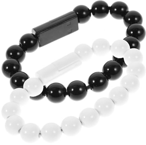 Mikikit 2st Perlenarmband-ladegerät Ladekabel Typ c USB c Ladekabel C USB-Kabel Mehrere Telefonladegerät USB-c Auf Kabel Ladekabel Armband Adapter Pin-ladekabel Aufladen Stift USB-c-Kabel