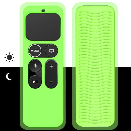 Telecommande Silicone Boîtier de Télécommande pour Apple TV 4K 4e Génération /5e Génération,Protege Antidérapante Coque Étui