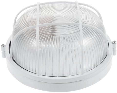 Toddmomy Anti-Nebelscheinwerfer Wandleuchte LED -Lampe wandlampe lampenschirm Saunalampe Beleuchtungszubehör für das Dampfbad Lichtsauna explosionsgeschützte Lampe Glaskasten Weiß