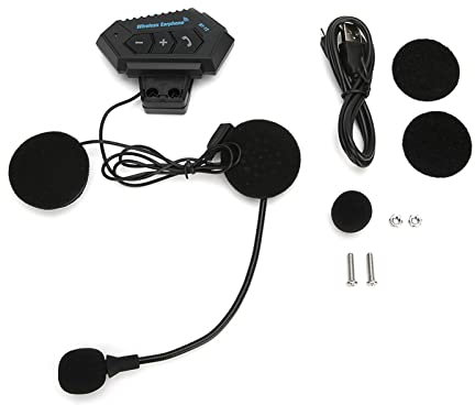 Ldafava Motorradhelm Bluetooth Kopfhörer CSR8635 Rauschreduzierung Fahren Headset Hände Bequeme leichte Hochleistungs -Audio für Bikers Riders Bauch