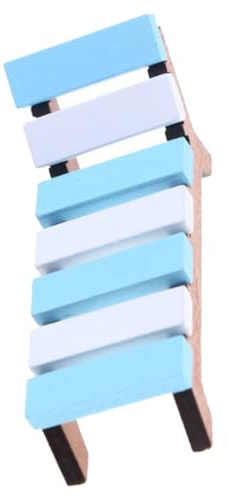 Beaupretty Miniature Wooden Sauna Chair Mini Beach Bench Fairy Garden Furniture Dollhouse Ornament for Doll Accessories and Sauna Room Decor
