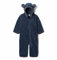 Columbia Tiny Bear 2 Bunting, Tutina Neonato Pile Unisex - Bambini e ragazzi, Blu (Collegiate Navy), 0-3 mesi
