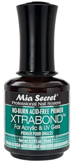 Mia Secret XTRABOND No-Burn Acid-free Primer 30ml for Acrylic and UV Gels by Mia Secret