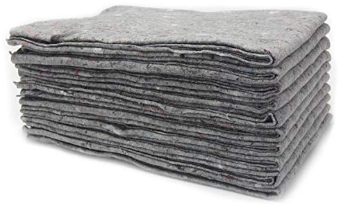 Primaflor Umzugs-Packdecke PRO – 130 x 190 cm – 5er Pack Strapazierfähige Möbelpackdecke, universelle Profi Allzweckdecke aus 100% Polypropylen Made in Germany