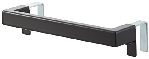 Yamazaki 2854 Tower Towel Hanger, Black, Steel, 19 x 6~7 x 4 cm