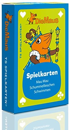 TS Spielkarten | Die Maus Kartenspiel für Kinder ab 3 Jahre | Mau-Mau & Schwimmen Spielkarten - Motive aus der Sendung mit der Maus