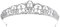 Sepbridals Zirkonia CZ Hochzeit Brautschmuck Tiara Krone Diadem Frauen Haar-Accessoires Schmuck