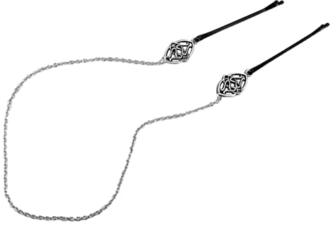 chiwanji Vikings Runes Haarnadeln Haarband Kelten Knot Haarkette Haarschmuck Kopfschmuck für Frauen und, D-415