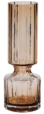 Broste Copenhagen Hyacint Vase Glas Indian Tan 28,3 cm