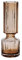Broste Copenhagen Hyacint Indian Tan Vase aus Glas, Farbe: Transparent-Beige-Orange, mundgeblasen, Maße: 10 x 28,3 cm, 14496139