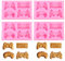 4 Stück Gamepad Silikon Fondant Kuchen Formen 3D Game Schokolade Silikonformen DIY Videospielkontroller Silikon Seifenform Kuchenform Backformen Set (Gaming)