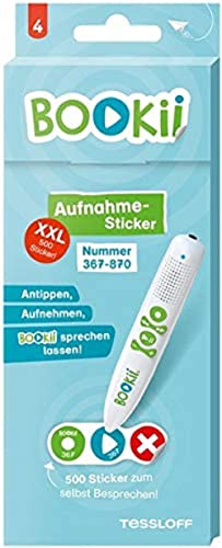 504 BOOKii Aufnahme-Sticker neutral Paket 4, Nr. 367-870