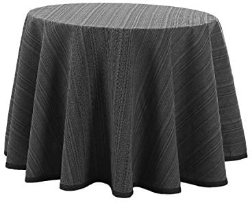 Martina Home Ribero - Falda para Mesa Camilla, Antracita, Redonda de 90