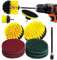 Cepillos para el Taladro 12 Piezas, Cepillo De Taladro EléCtrico Kit De Limpieza De Accesorios De Superficie De BañO Cepillo De 4 Tipos Cepillo Sin Limpieza De Callejones Sin Salida