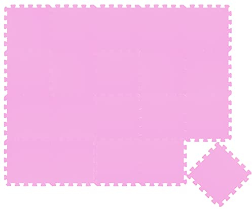 LittleTom 18 Teile Spielmatte Baby Puzzlematte ab Null - 30 x 30 cm Krabbelmatte Bodenmatte Kinder - Puzzle Teppich Kinderzimmer Matte - Outdoor Bodenschutzmatte Spielteppich Eva Schaumstoff Isomatte