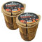 Swedish Fire Torch Instant Fire Wood - 2 x Extra Dry Kiln Dried Logs, Perfect for a Garden Fire Pit. Can Be Used as a Campfire, Stove or Even a Garden Lantern/Garden Candle