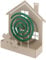 Baroni Home Porta Zampirone in Metallo Portazampirone da Interno o da Esterno da Interrare in Vasi o nel Giardino Fantasia, Casa Tortora, 17X5X18 cm
