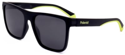 Polaroid PLD 2128/S PGC MATTE BLACK YELLOW 55/17/140 UNISEX Sunglasses