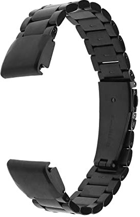 Uhrenarmband kompatibel mit Garmin Fenix 5S/5S Plus/6S/6S Pro/7S/7S Solar Edelstahl Uhrenarmband Ersatzarmband, 170-225mm, Edelstahl
